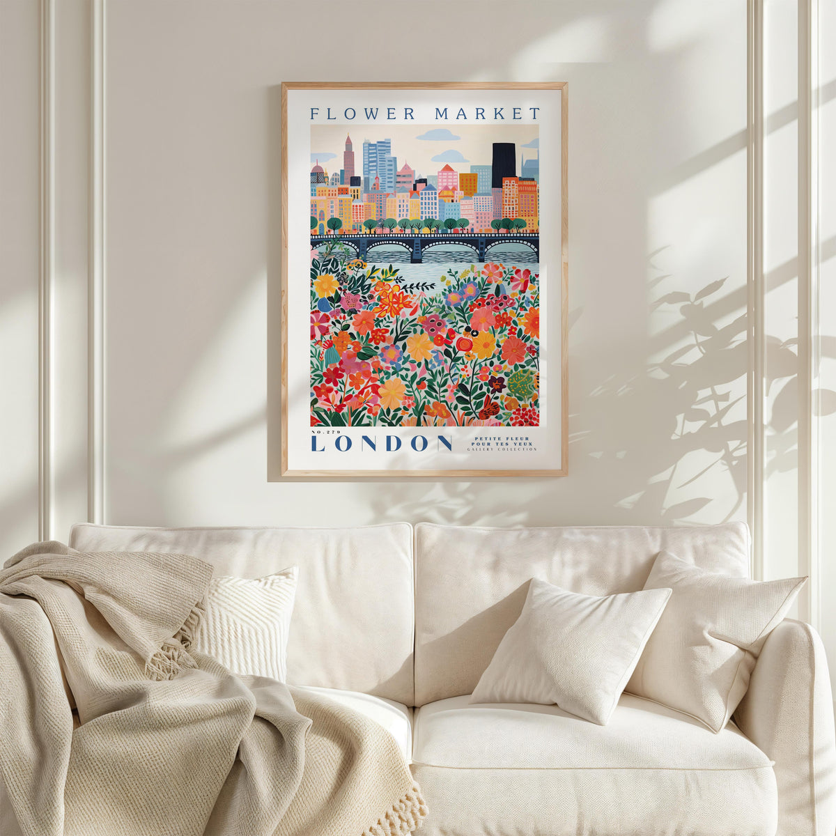 London Bridge Flower Poster