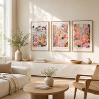Flower Market Curated Set of 3 Prints