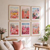 Flower Market Curated Set of 6 Prints
