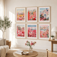 Flower Market Curated Set of 6 Prints