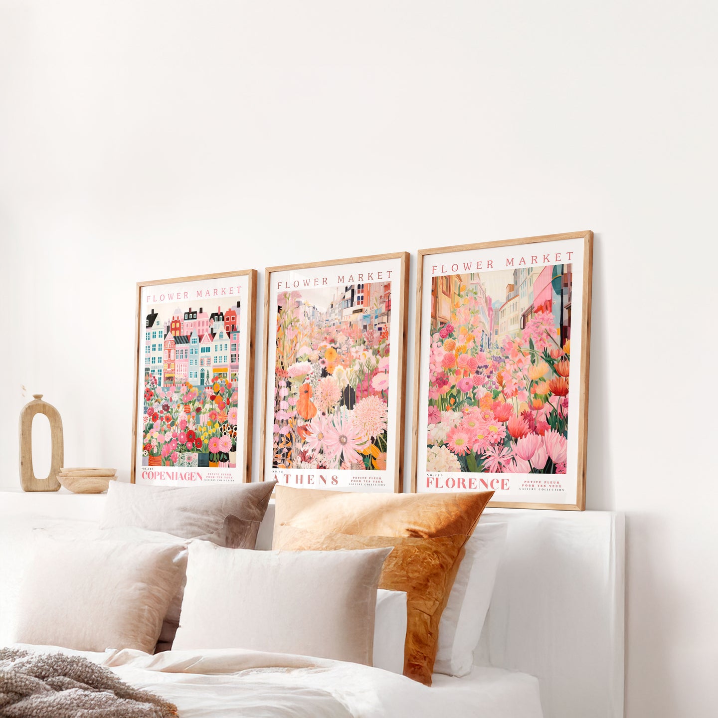 Flower Market Curated Set of 3 Prints