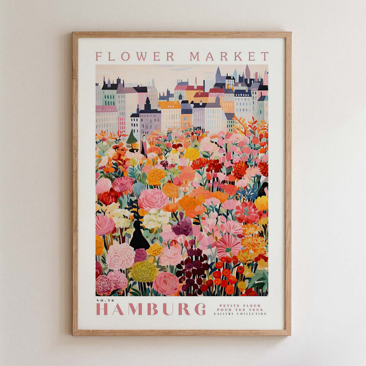 Hamburg Flower Poster