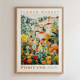 Positano Flower Poster