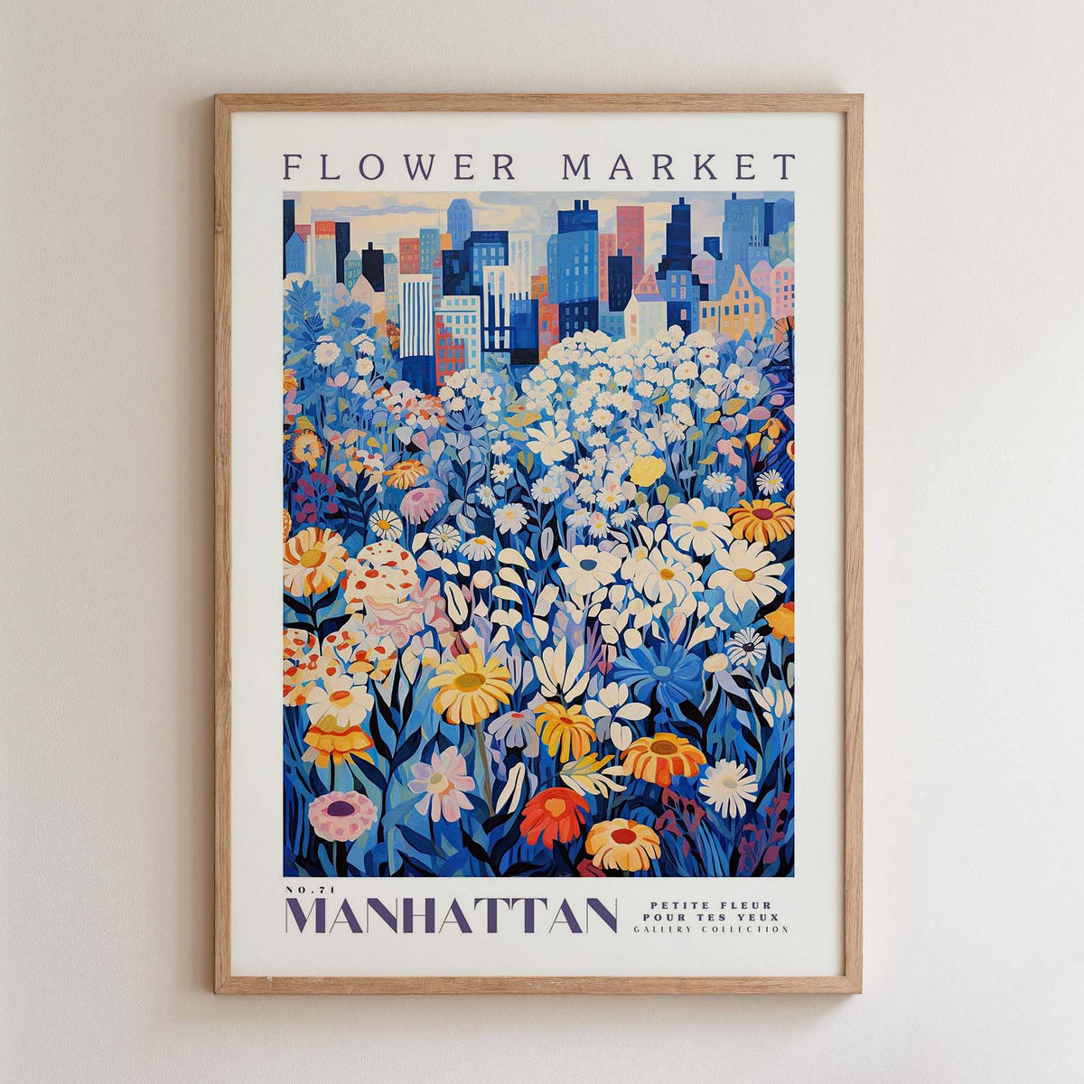 Manhattan Flower Poster