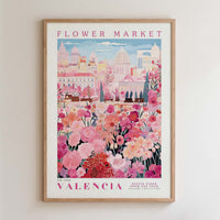Valencia Flower Poster