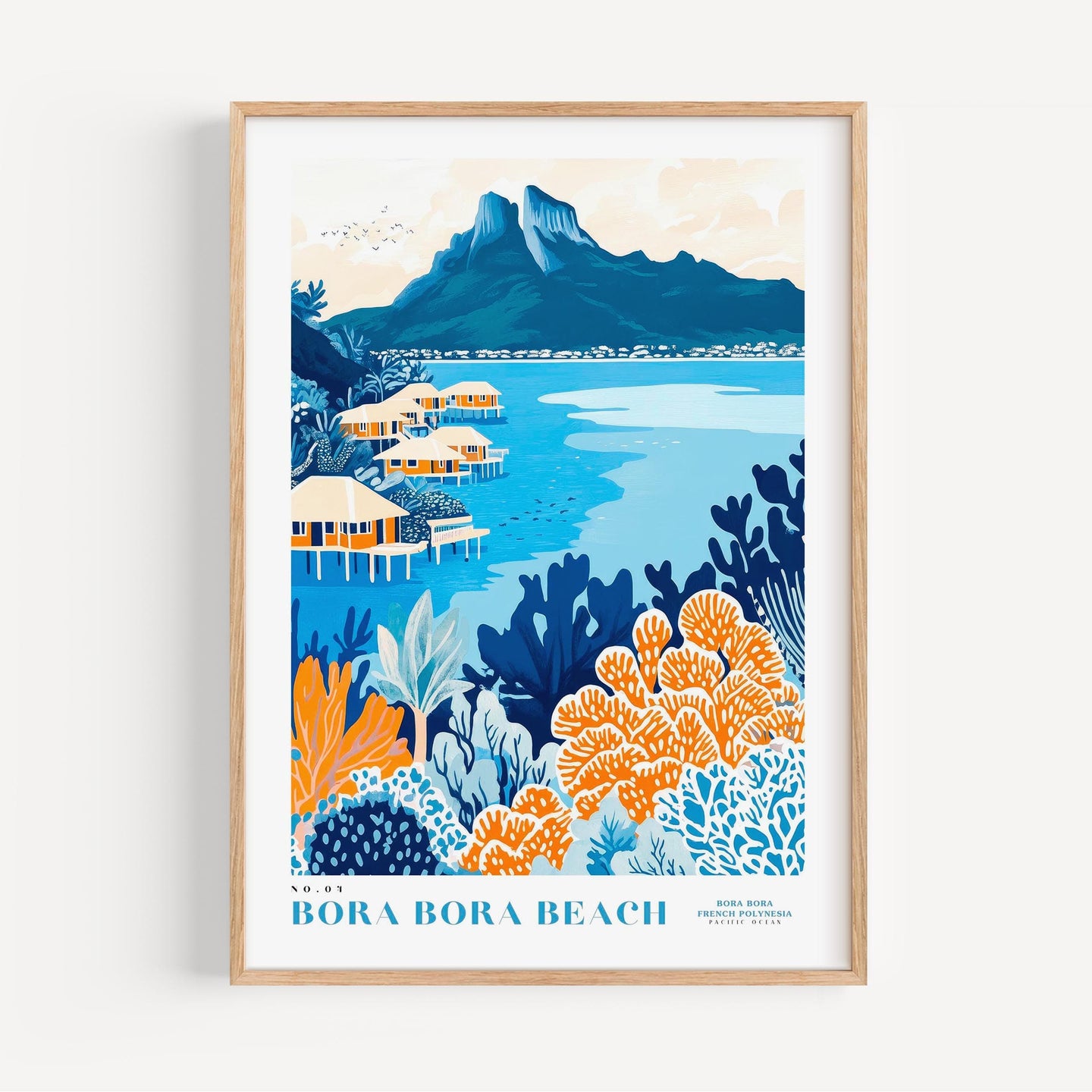 Bora Bora Beach Poster