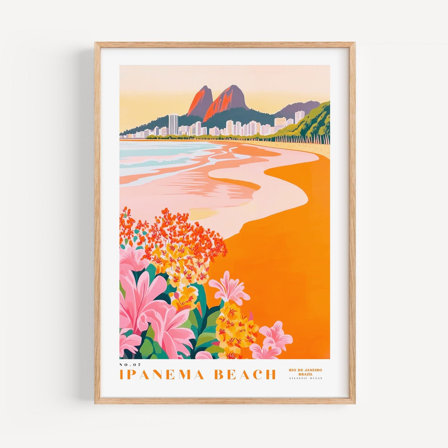 Ipanema Beach Poster