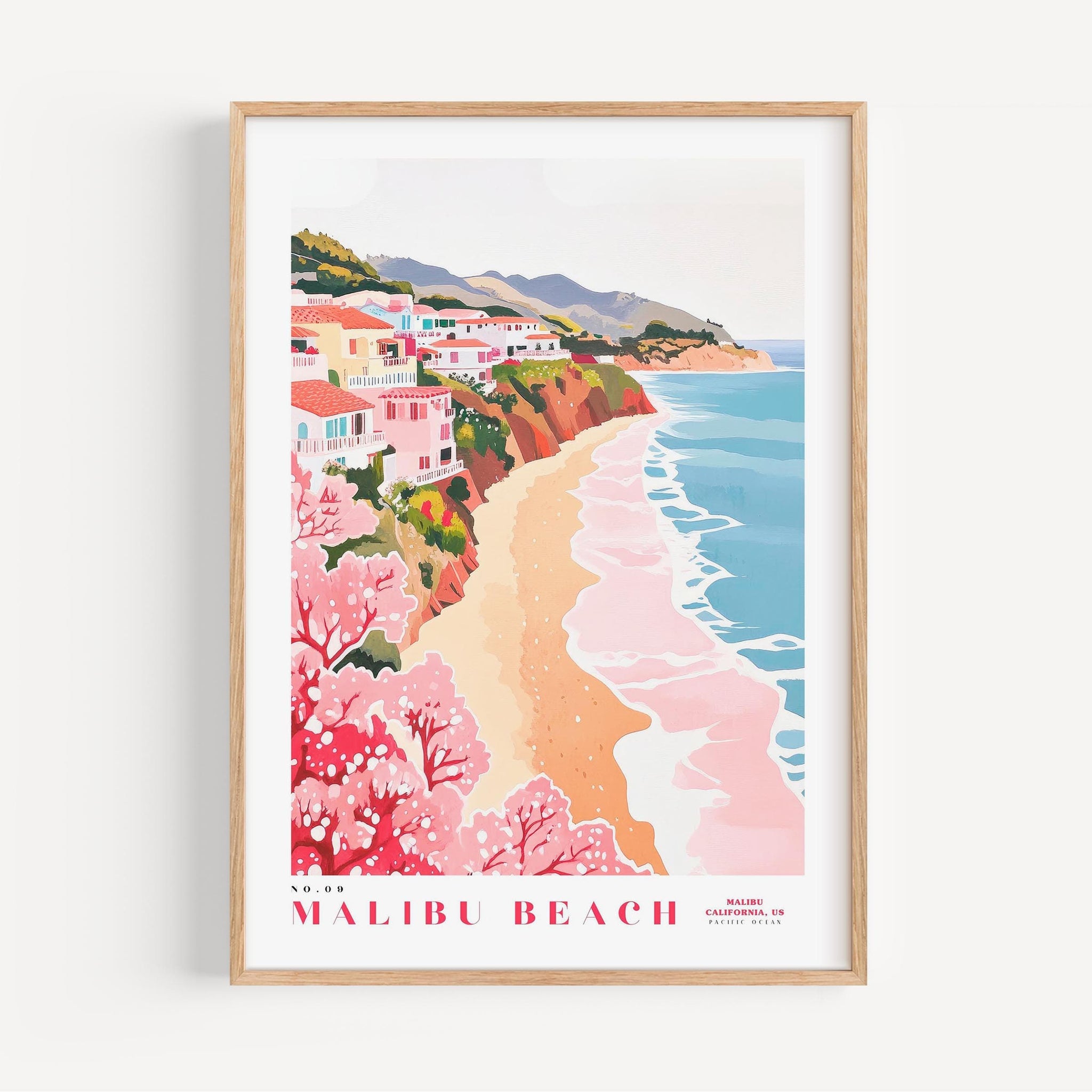Malibu Beach Poster