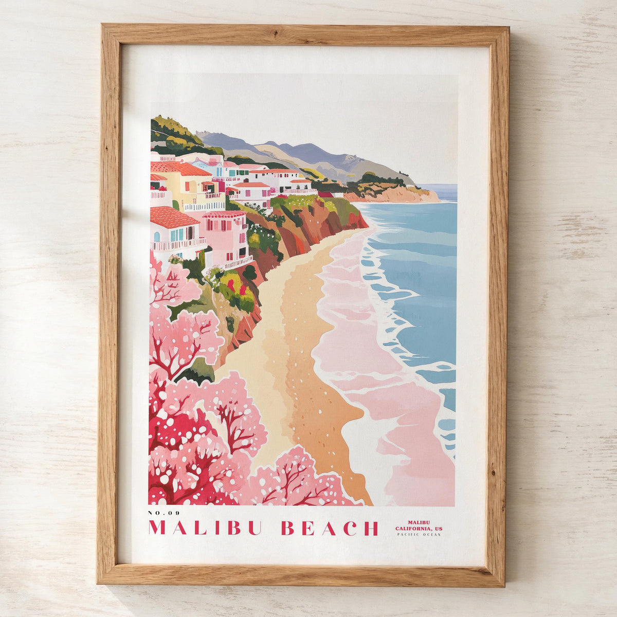 Malibu Beach Poster