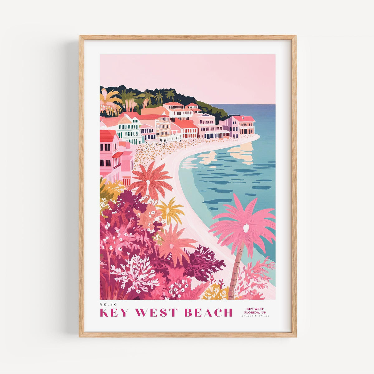 Key West Beach Poster