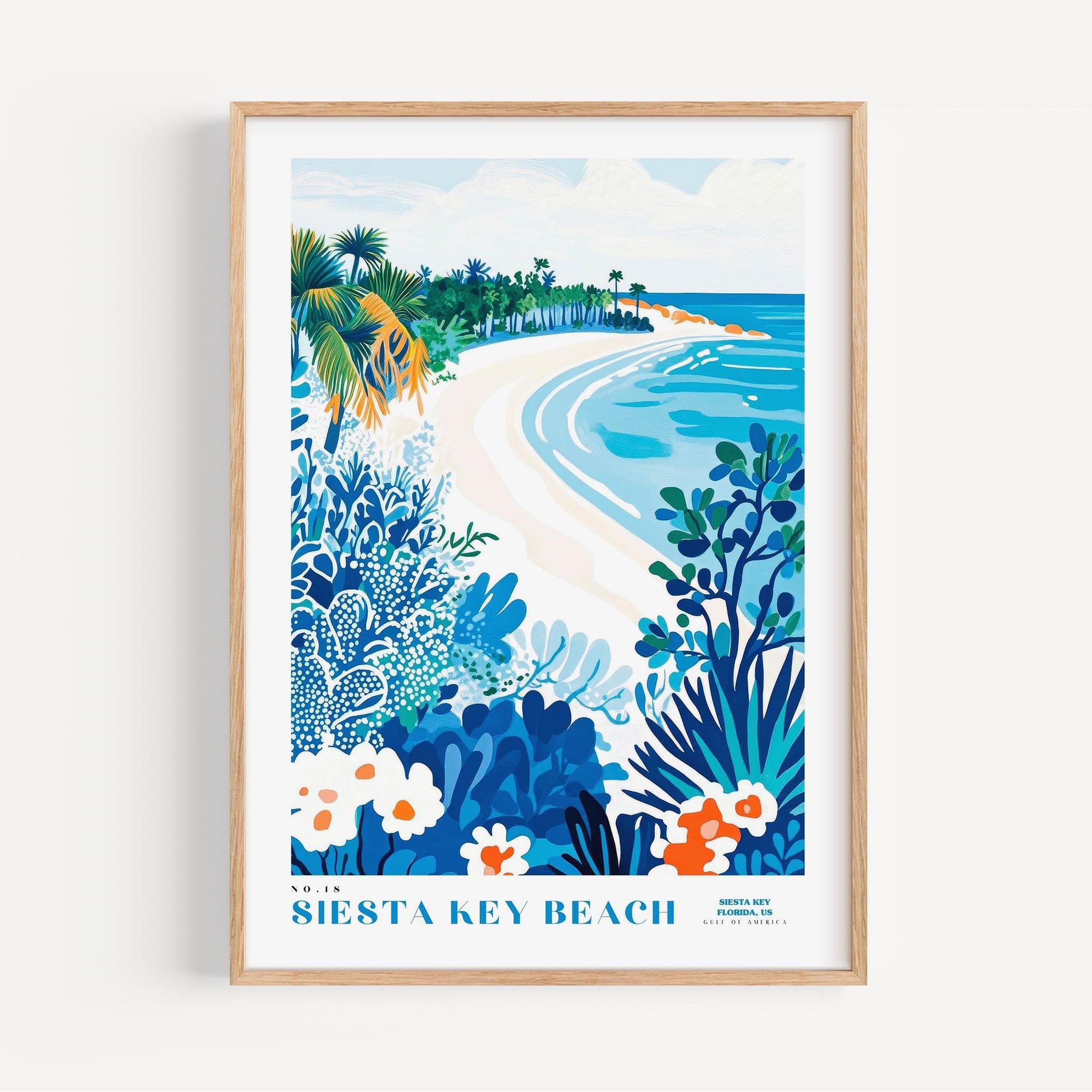Siesta Key Beach Poster