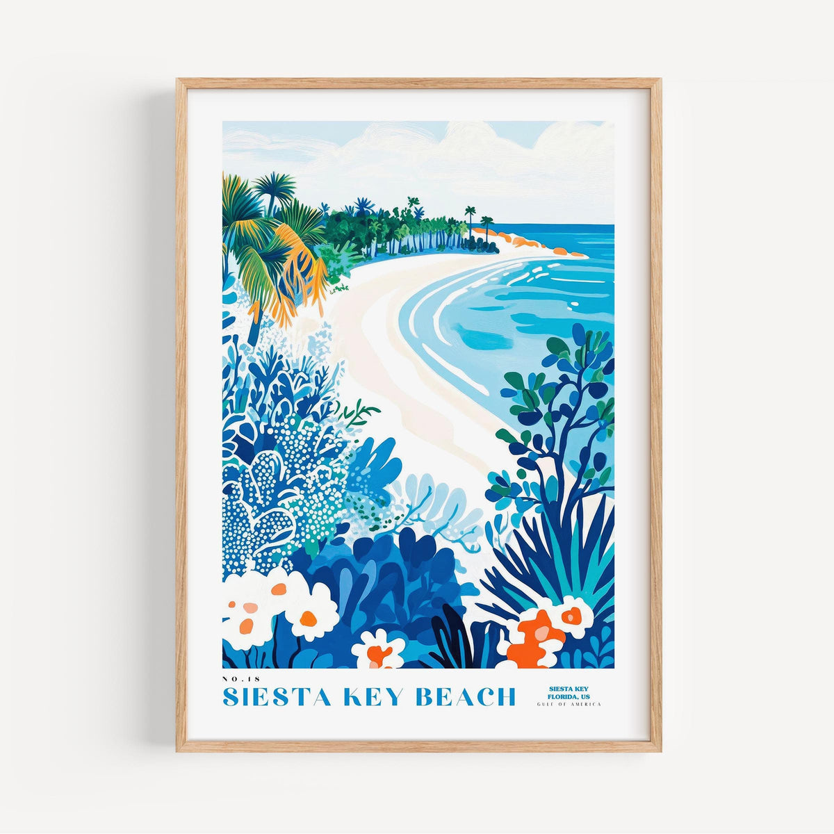 Siesta Key Beach Poster