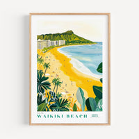 Waikiki Beach Poster