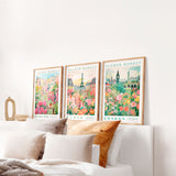 Set of 3 - London, Paris, Florence