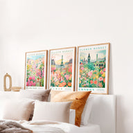Set of 3 - London, Paris, Florence