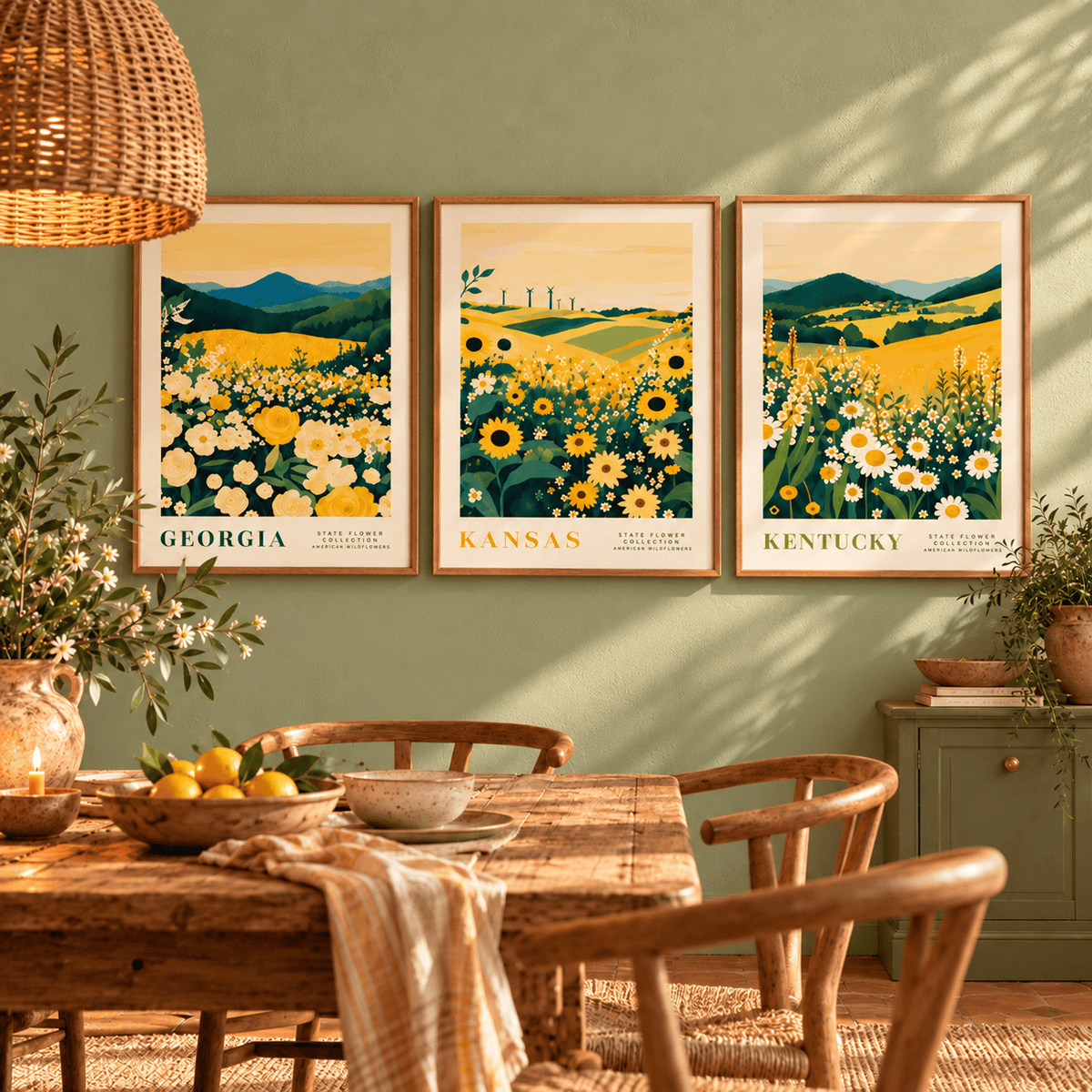 The Golden Meadow Poster Bundle