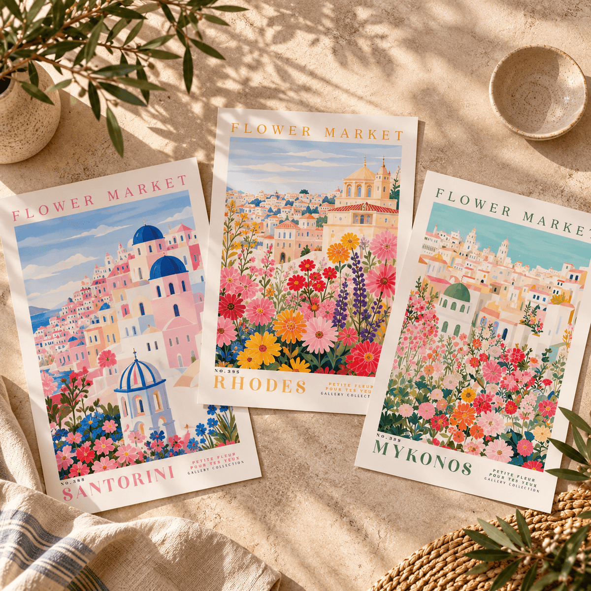 The Greek Islands Poster Bundle