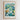 The image is a framed poster depicting a vibrant and colorful flower market scene in Miami.