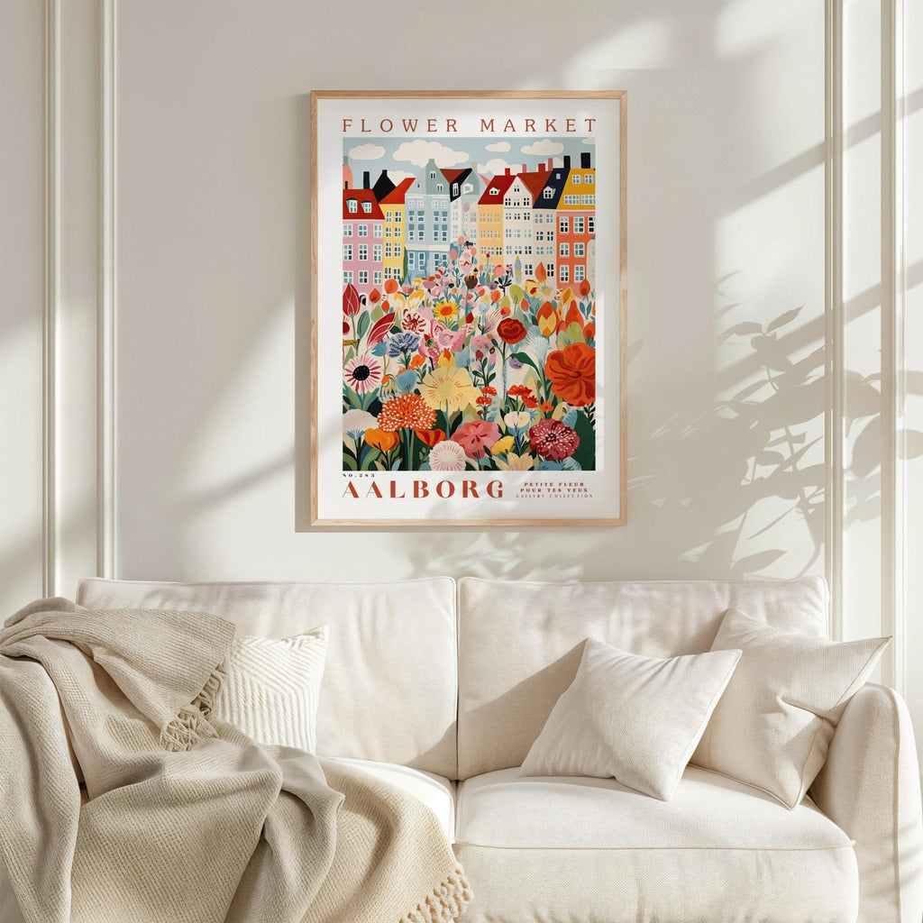 Aalborg Flower Market Poster - Poster - Flower Poster