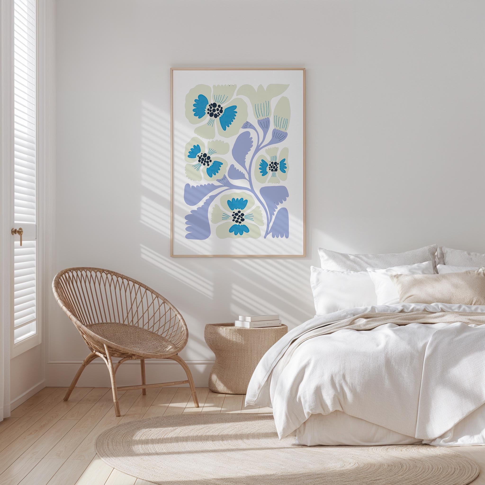 Abstract Flower Poster - Posd - Flower Poster
