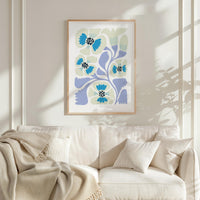 Abstract Flower Poster - Posd - Flower Poster
