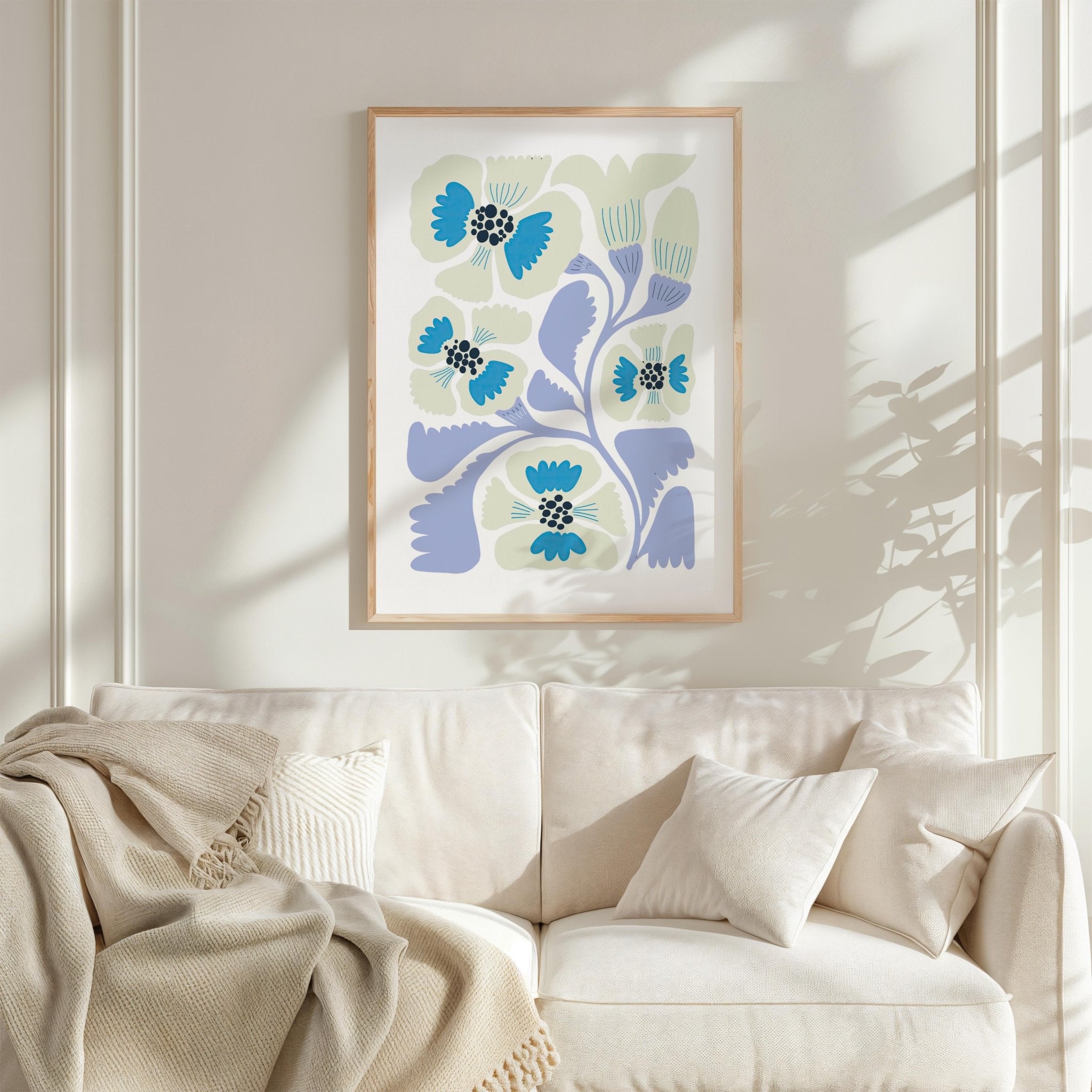 Abstract Flower Poster - Posd - Flower Poster