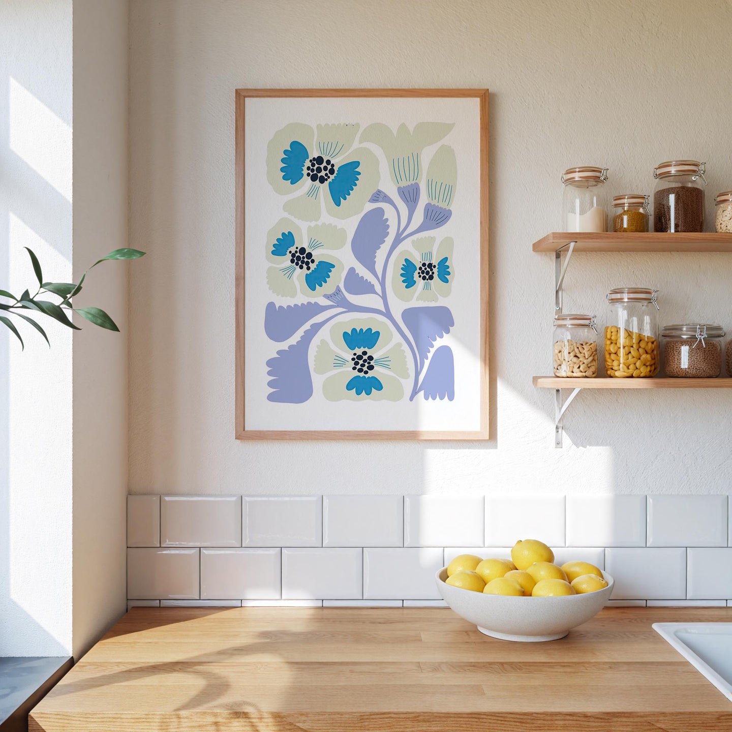 Abstract Flower Poster - Posd - Flower Poster