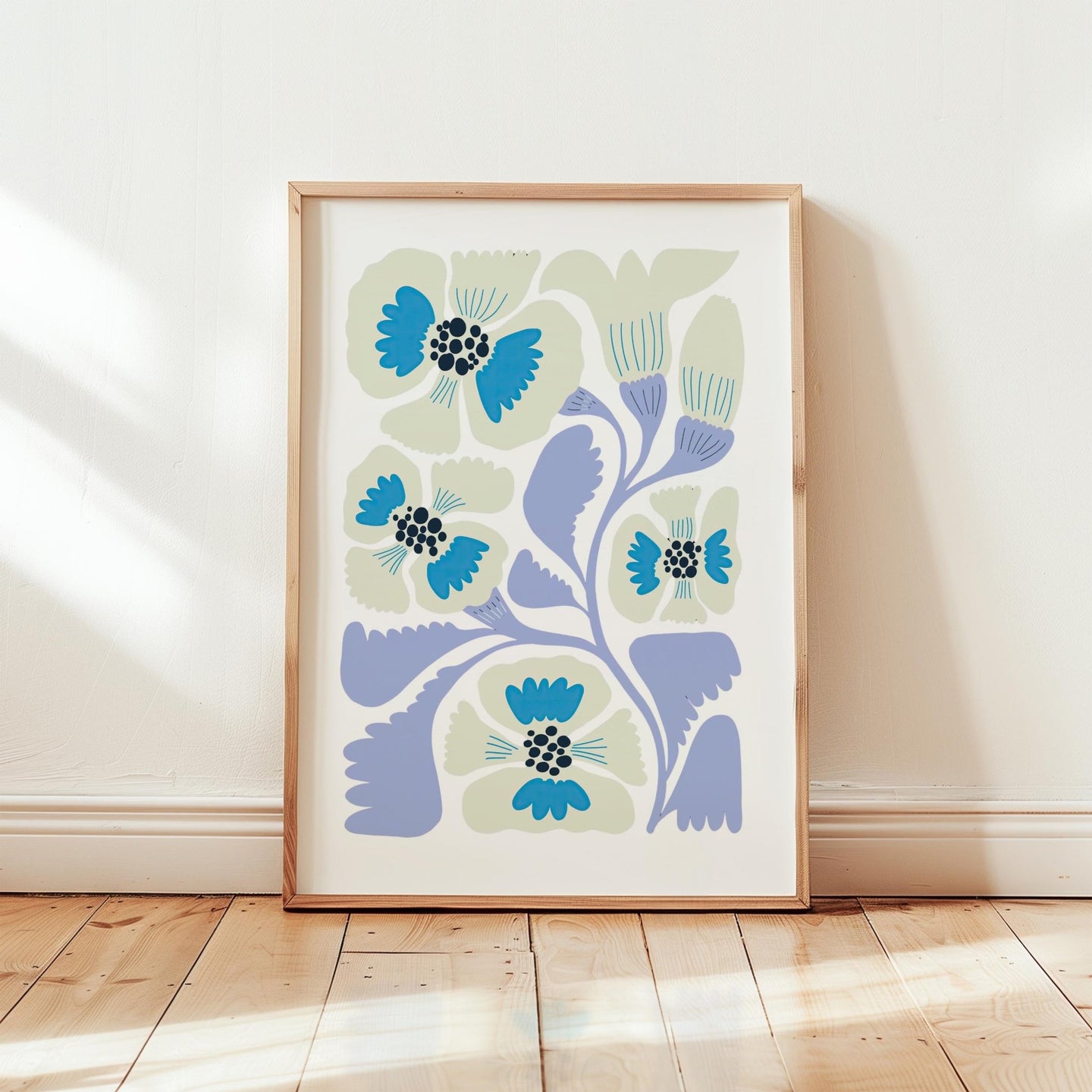 Abstract Flower Poster - Posd - Flower Poster