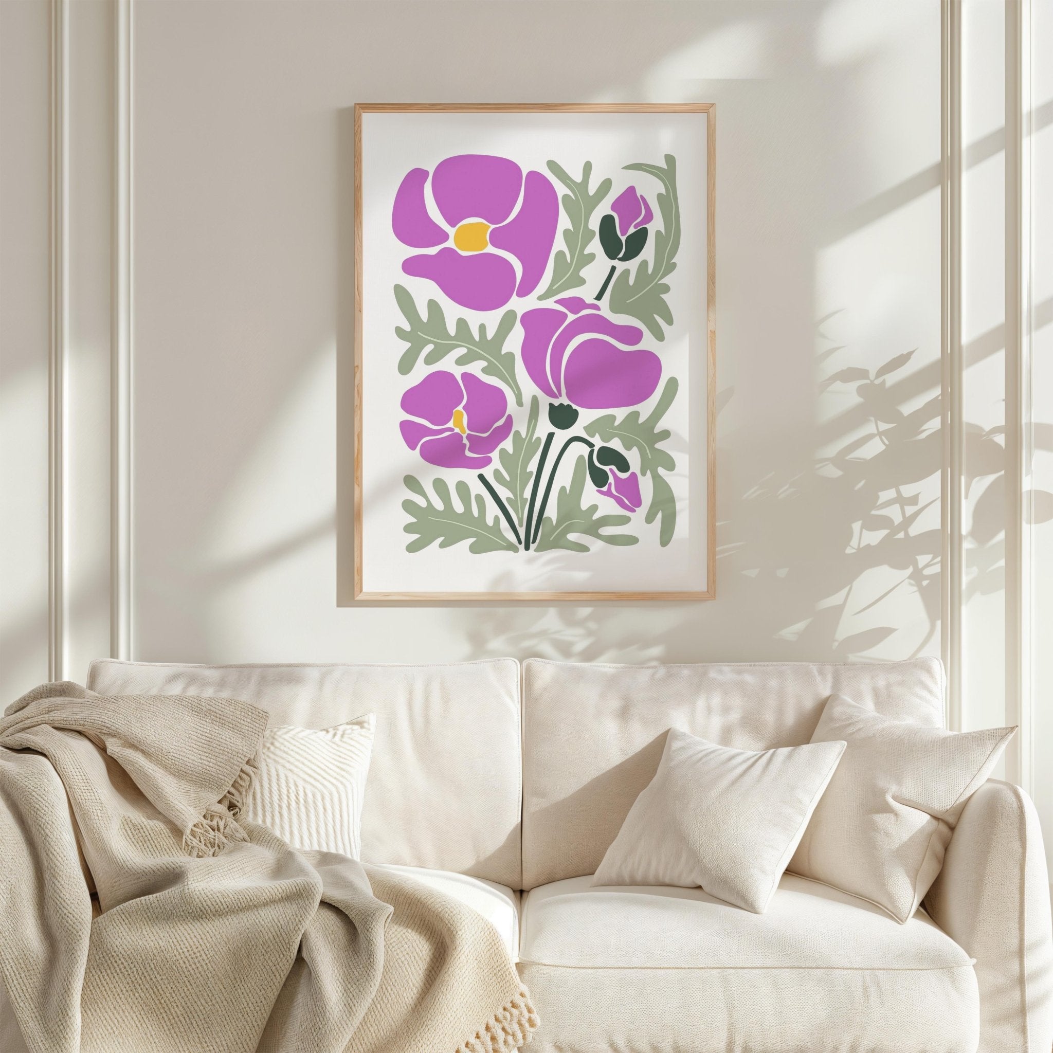 Abstract Flower Poster - Poster - Flower Poster