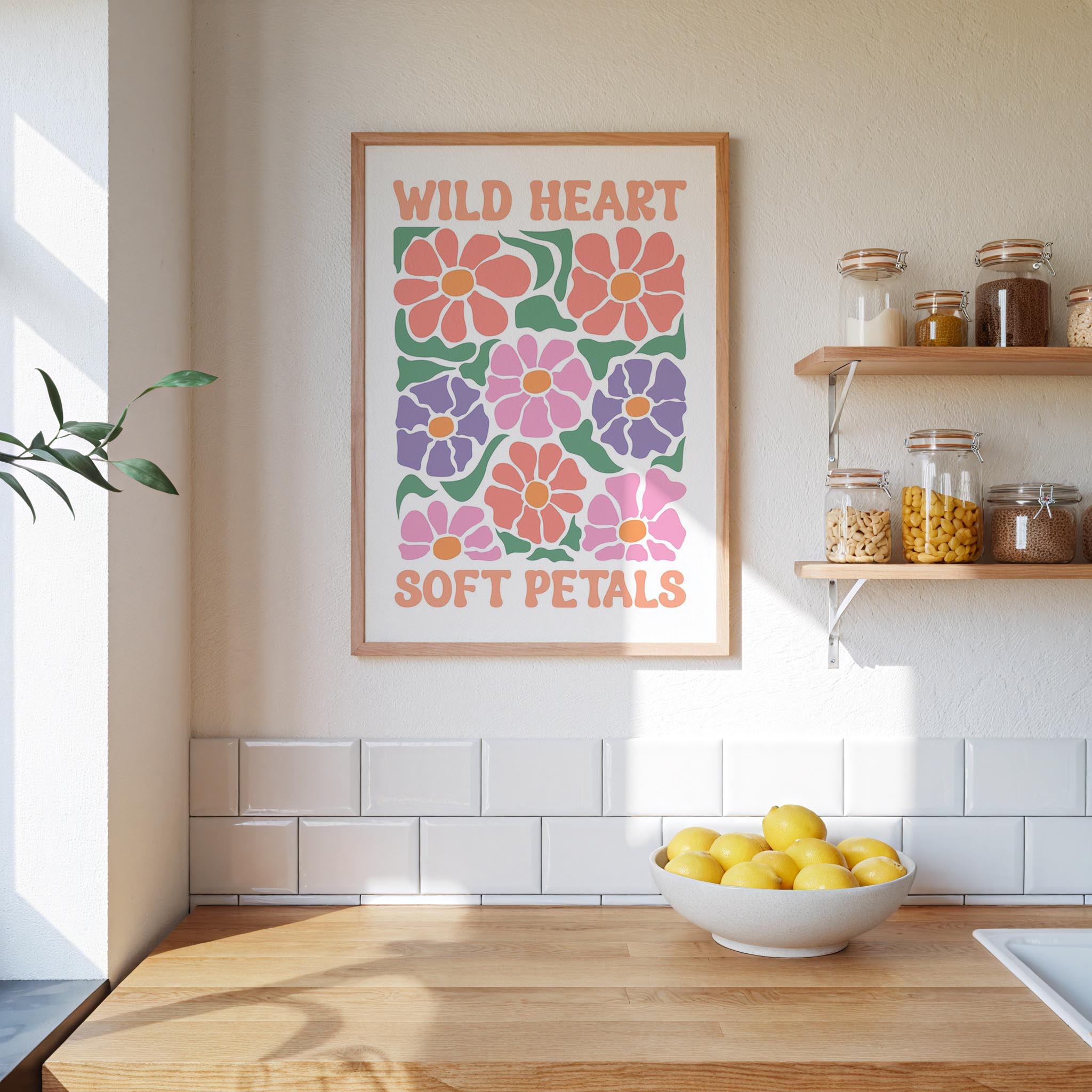 Abstract Flower Poster - Poster - Flower Poster