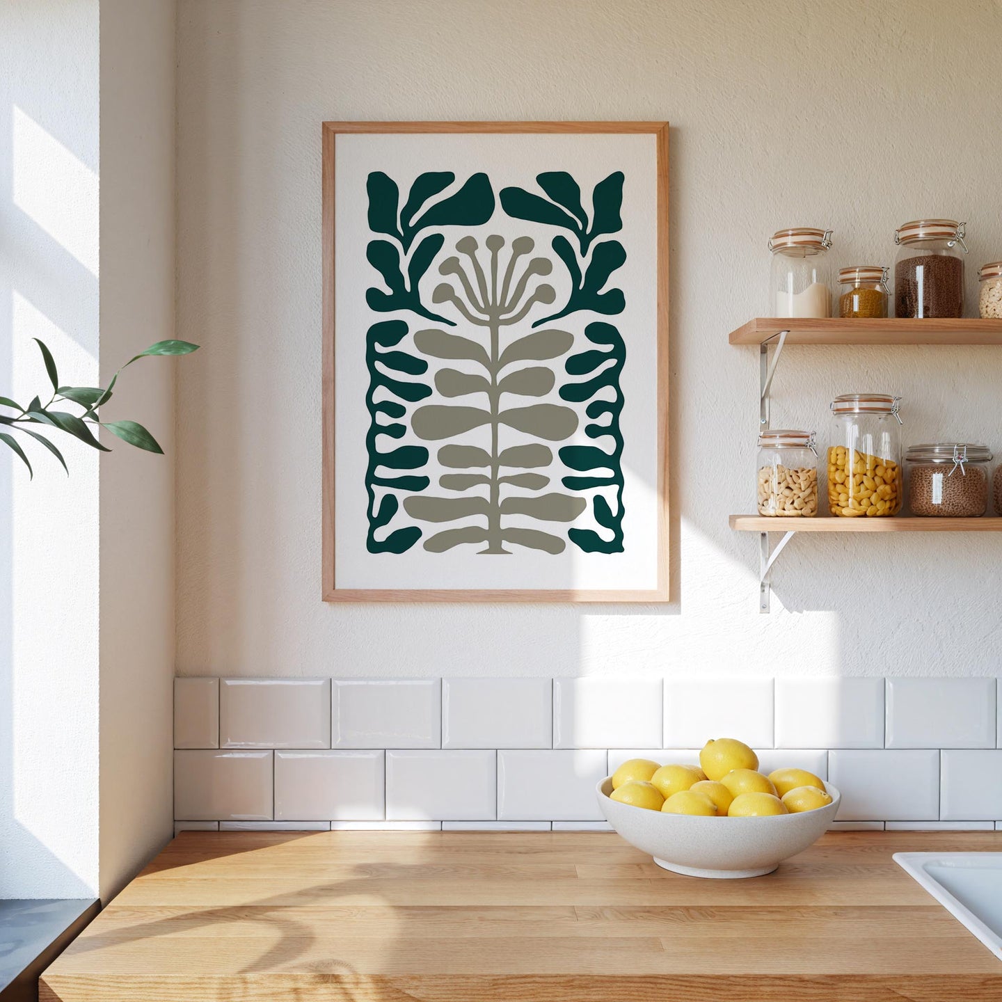 Abstract Flower Poster - Poster - Flower Poster