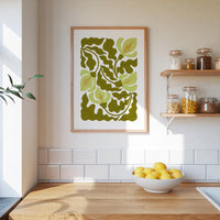 Abstract Flower Poster - Poster - Flower Poster