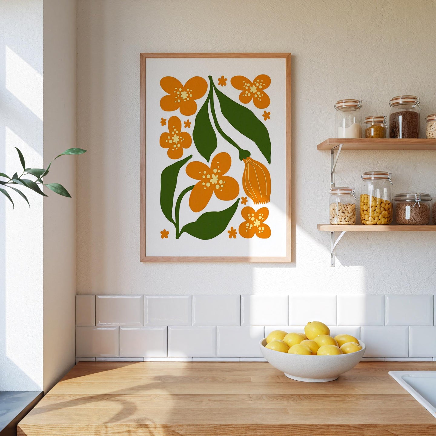 Abstract Flower Poster - Poster - Flower Poster
