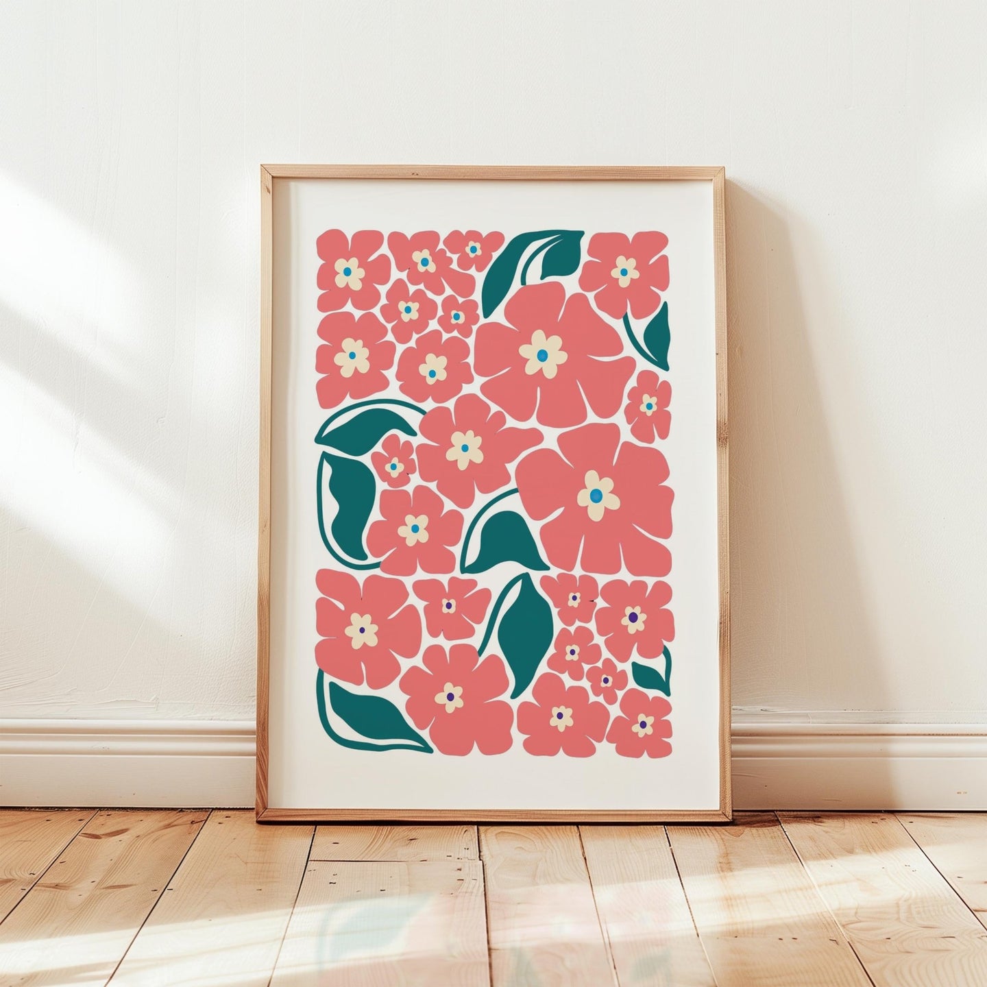 Abstract Flower Poster - Poster - Flower Poster