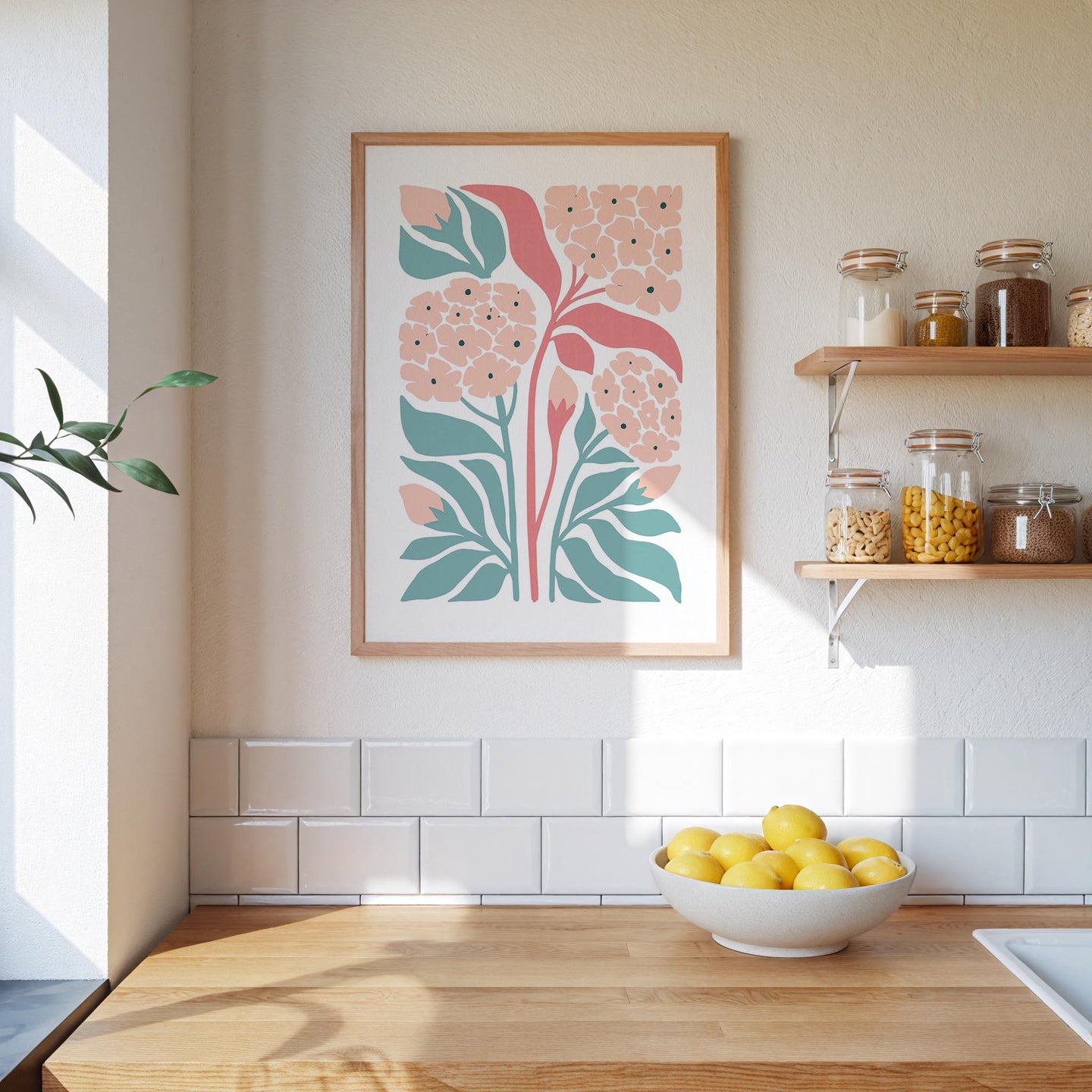 Abstract Flower Poster - Poster - Flower Poster