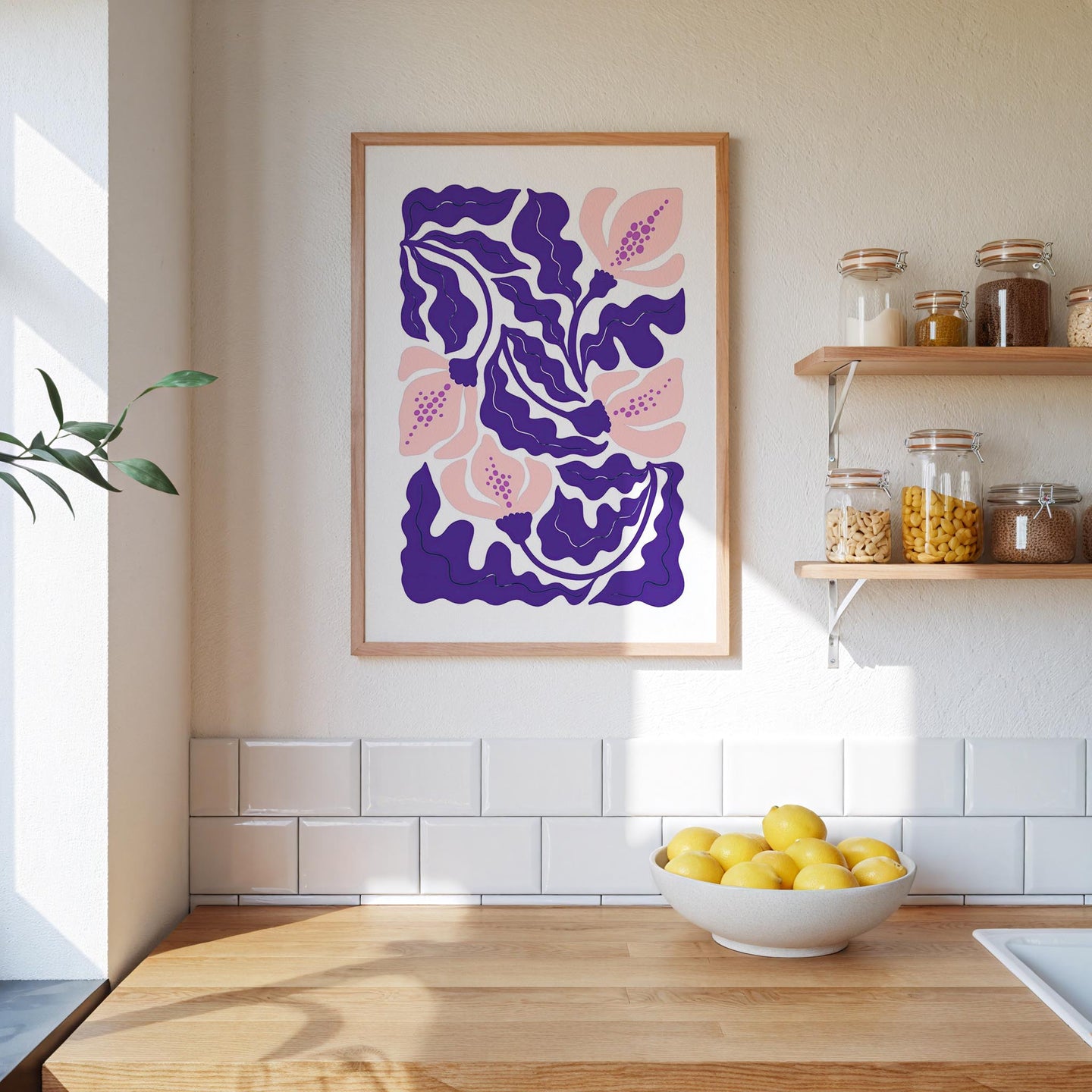 Abstract Flower Poster - Poster - Flower Poster