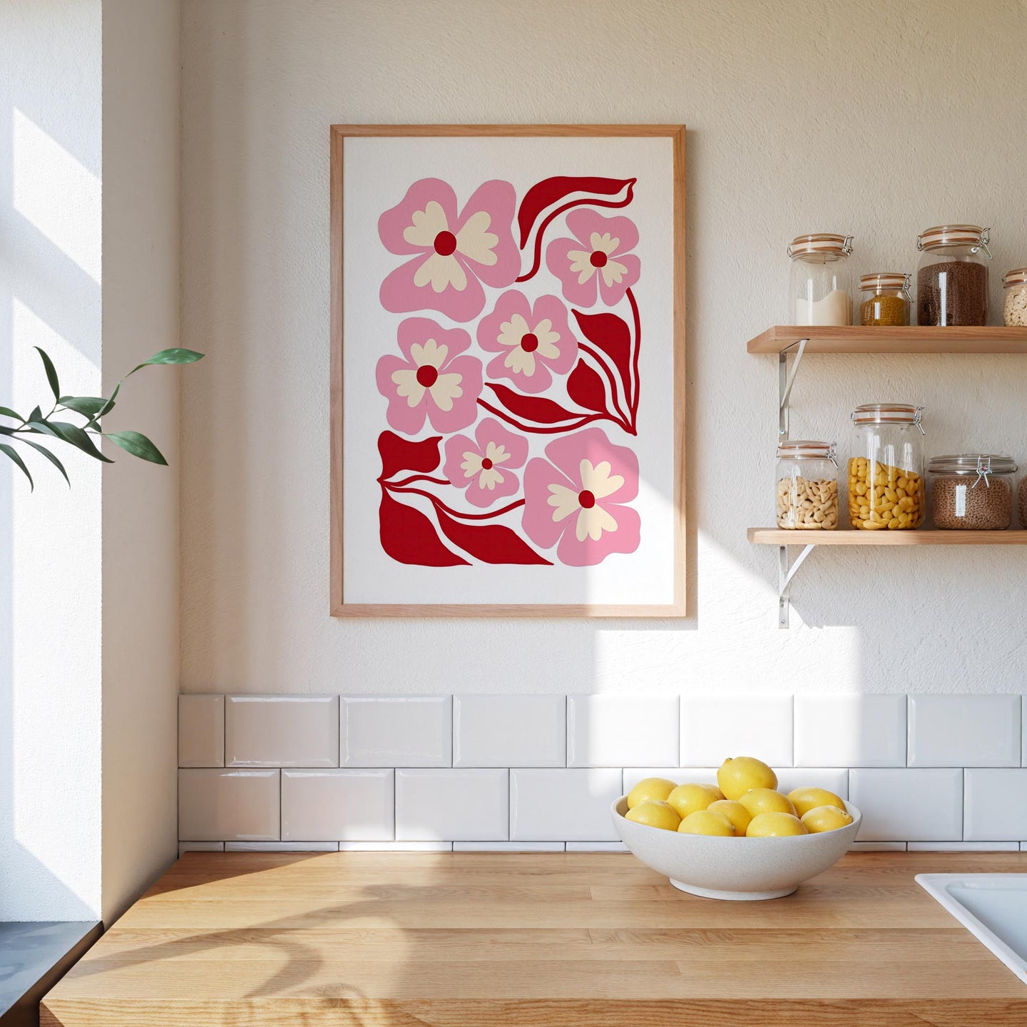 Abstract Flower Poster - Poster - Flower Poster
