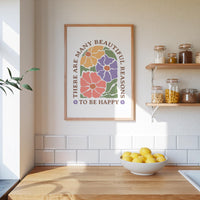 Abstract Flower Poster - Poster - Flower Poster