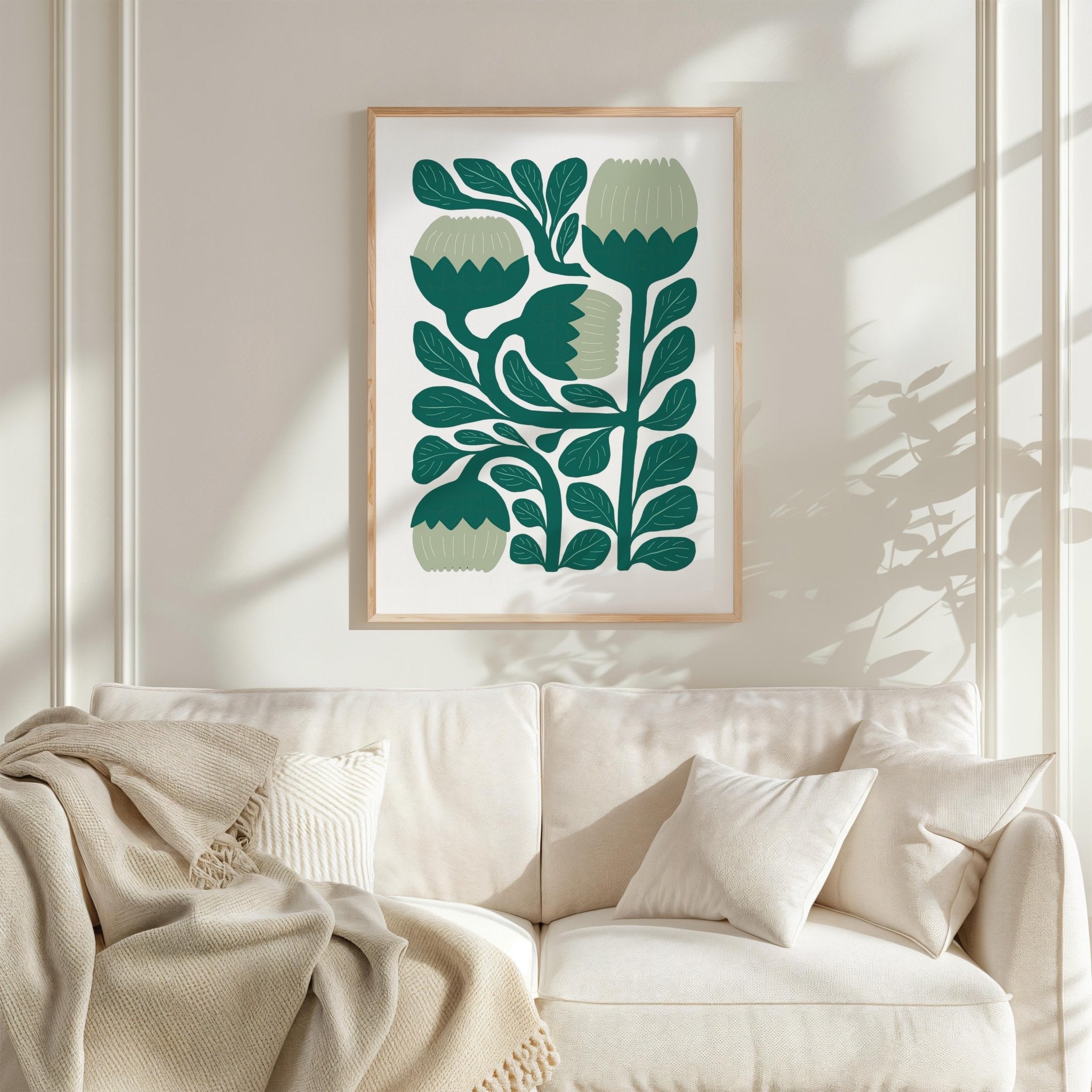 Abstract Flower Poster - Poster - Flower Poster