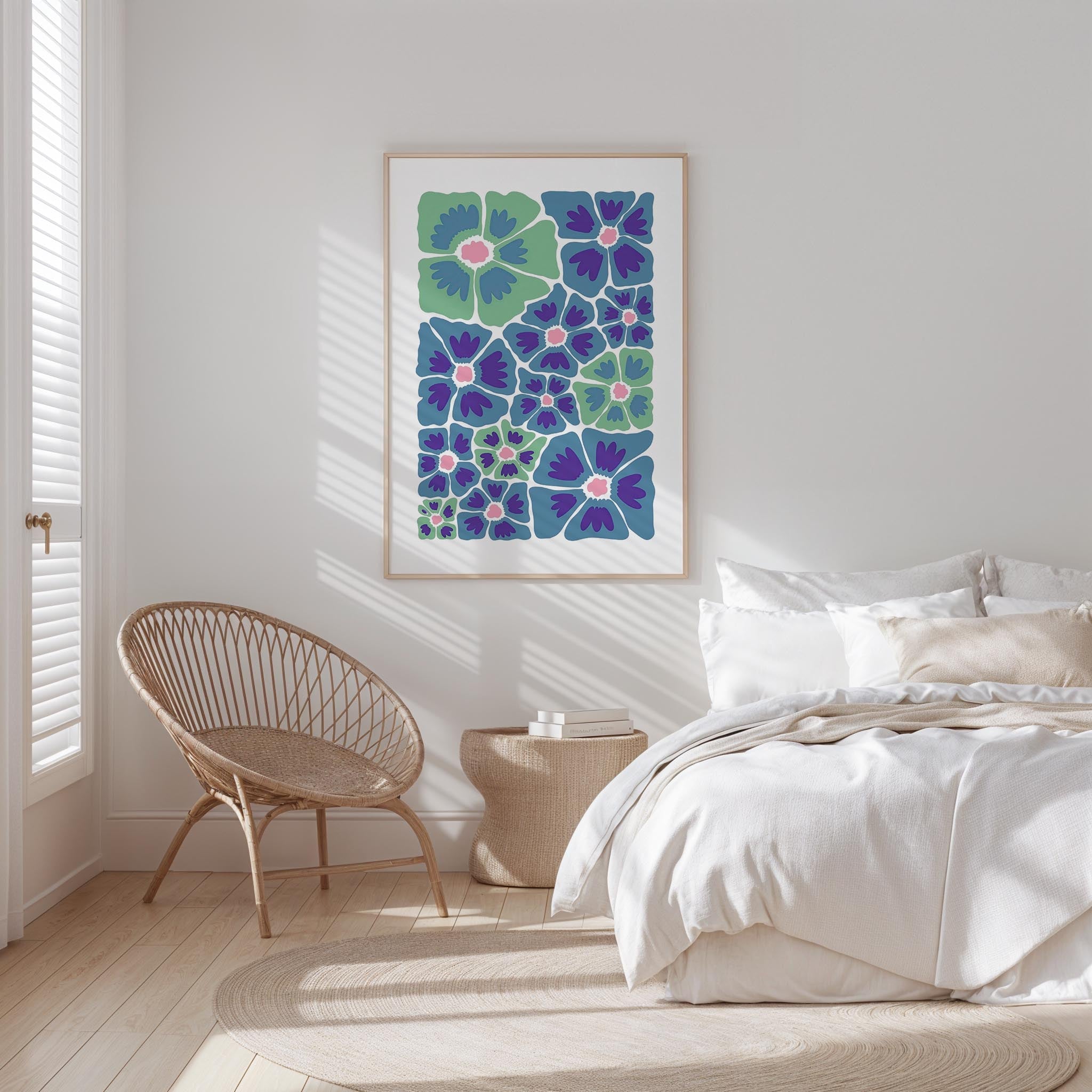 Abstract Flower Poster - Poster - Flower Poster