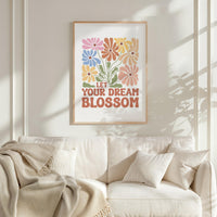 Abstract Flower Poster - Poster - Flower Poster