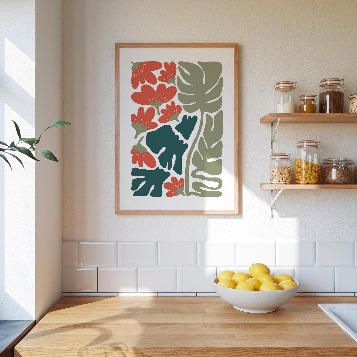 Abstract Flower Poster - Poster - Flower Poster
