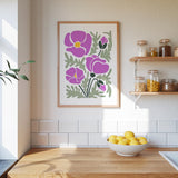 Abstract Flower Poster - Poster - Flower Poster