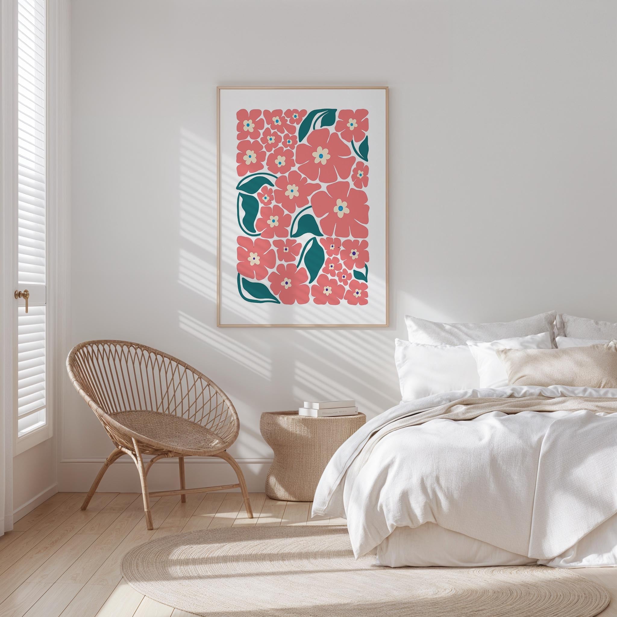 Abstract Flower Poster - Poster - Flower Poster