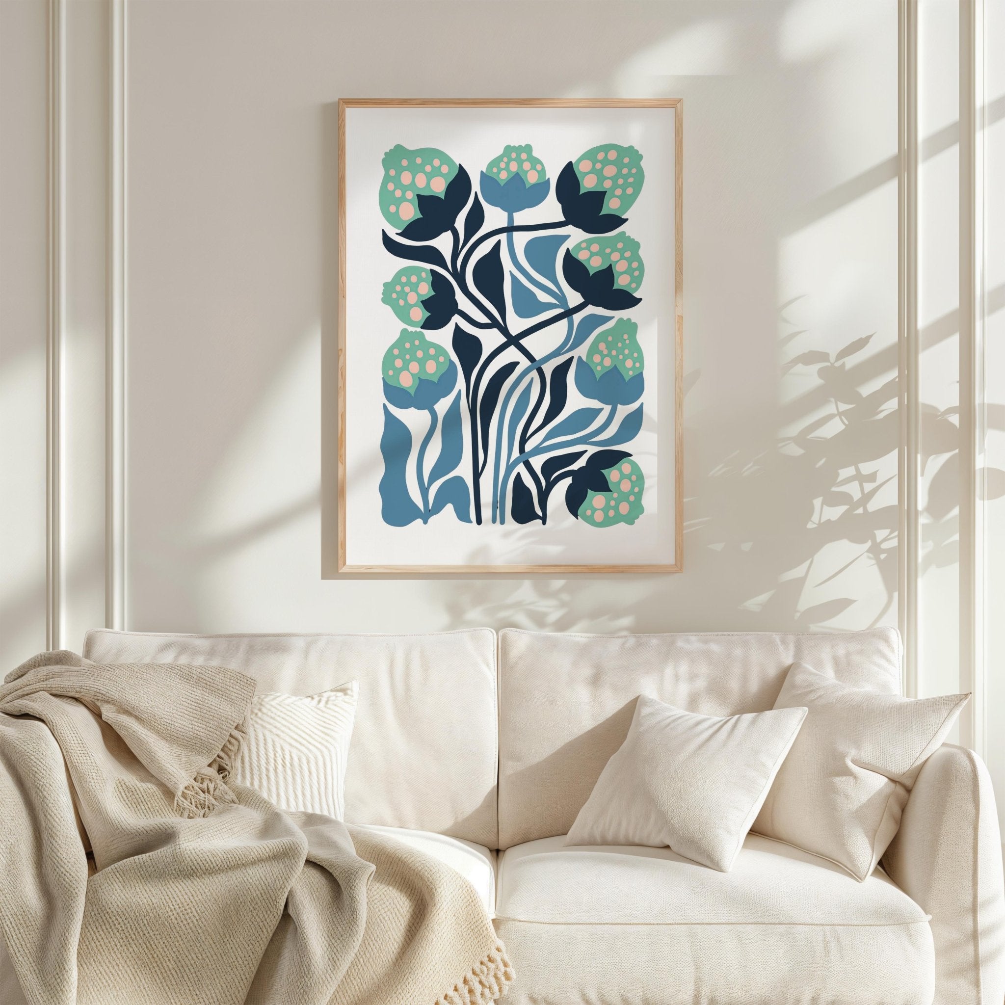 Abstract Flower Poster - Poster - Flower Poster
