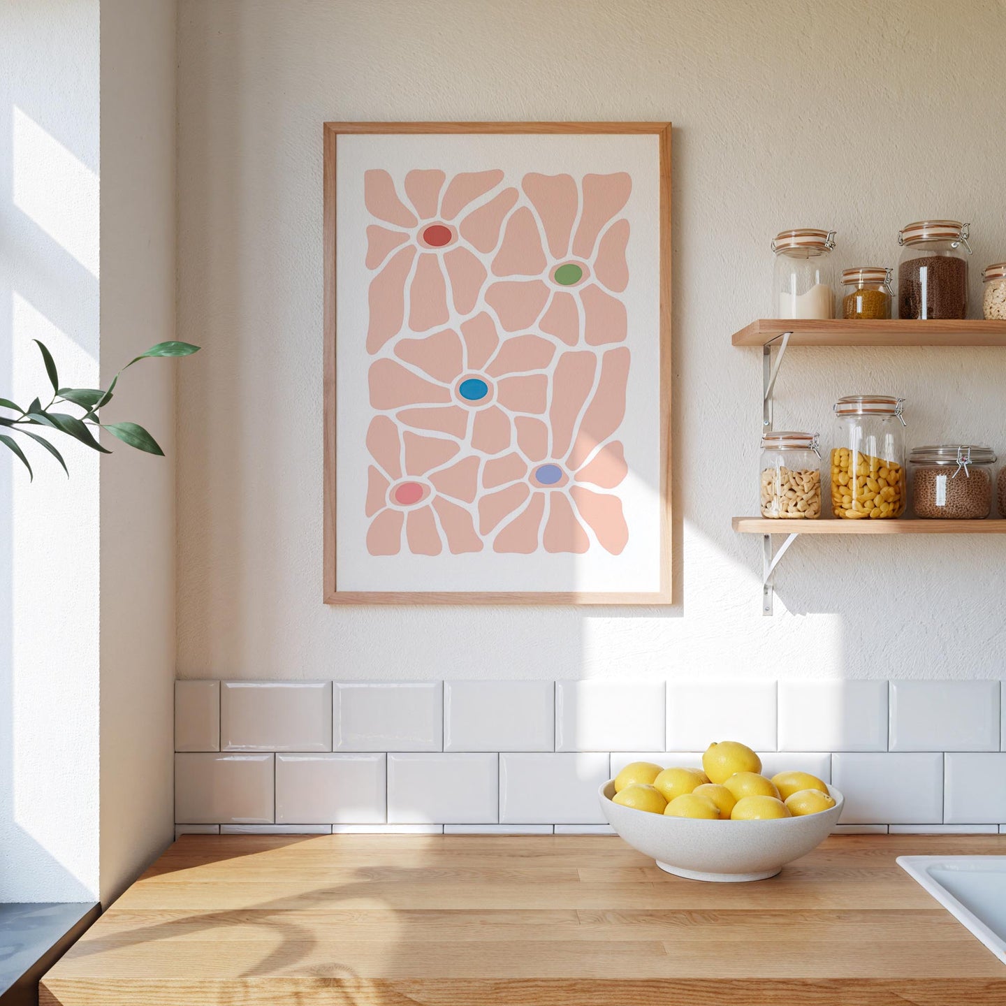 Abstract Flower Poster - Poster - Flower Poster