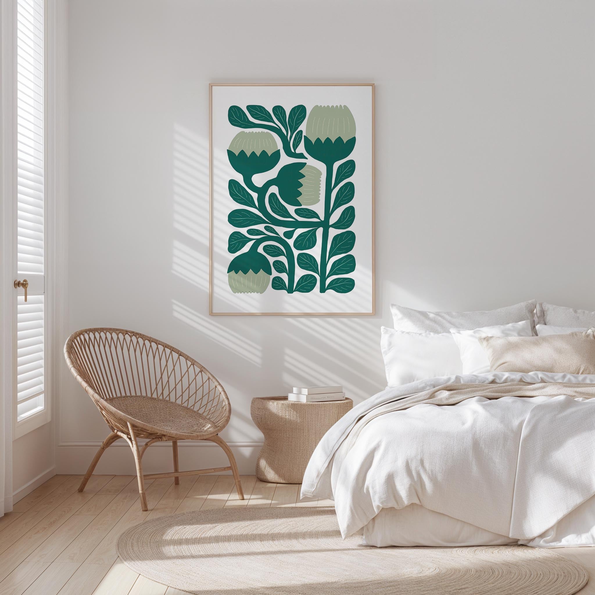 Abstract Flower Poster - Poster - Flower Poster