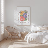 Abstract Flower Poster - Poster - Flower Poster