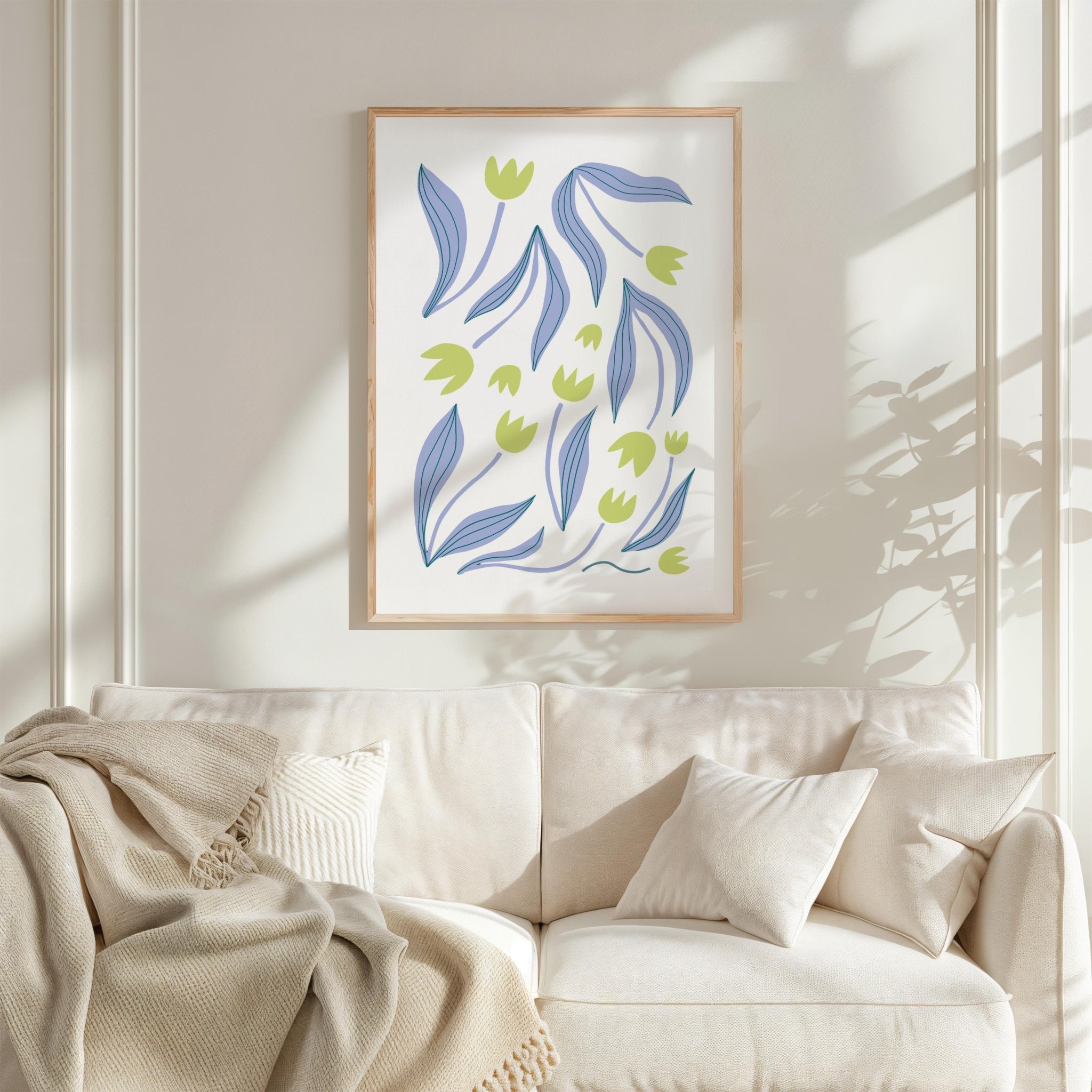 Abstract Flower Poster - Poster - Flower Poster
