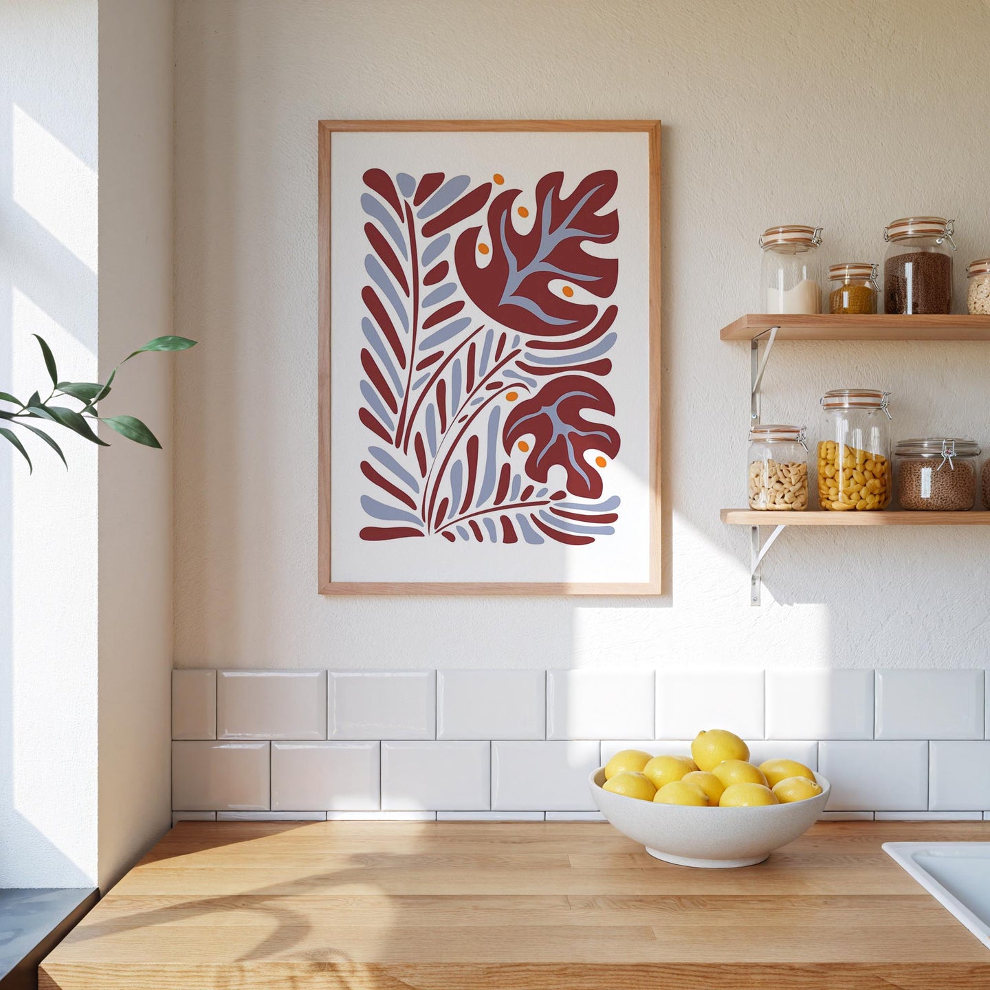 Abstract Flower Poster - Poster - Flower Poster